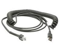 Zebra shielded USB cable 2.8m curly, CBA-U32-C09ZAR
