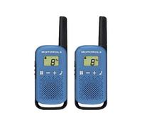 Zebra Talkabout T42 - Portable - radio 2 bandes - PMR - 446 MHz - 16 canaux - noir et bleu (pack de 2)