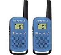 Zebra Talkabout T42 - Portable - radio 2 bandes - PMR - 446 MHz - 16 canaux - noir et bleu (pack de 2) Bleu G