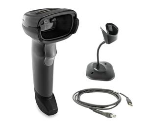 Zebra Technologies - DS2208-SR Kit USB avec Support - Imageur de Codes-Barres 1D/2D - Préconfiguré et prêt à l'emploi - Convient pour Les Industries du Transport, de la Vente au détail et de