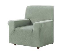 Zebra Textil Betina Housse de Canapé Elastique, Tissu, Vert, 1 Place