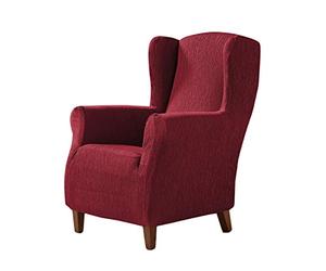 Zebra Textil Betina Housse de Fauteuil à Oreilles élastique, Textile, Bordeuax