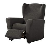 Zebra Textil Betina Housse de Fauteuil élastique, Tissu, Gris, Sillón Relax 1 Plaza