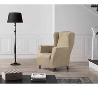 Zebra Textil Vega Housse de Fauteuil à Oreilles élastique, Tissu, Ivoire