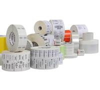 Zebra Wax Ribbon, 110mmx450m,1600, Economy Wax, 25mm Core, 01600BK11045 (Economy Wax, 25mm Core)