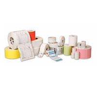 Zebra unbeschichtetesthermotransfer Label, 76 mm Core, 1670 Étiquettes, boîte de 6, 100 x 100 mm