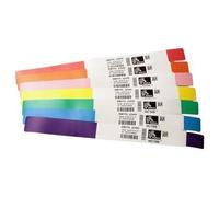 Zebra Z-Band Fun - Vert - 25.4 x 254 mm 2100 étiquette(s) (6 rouleau(x) x 350 Étiquettes pour bracelet - pour Zebra HC100 Patient I.D. Solution