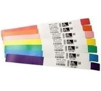 Zebra Z-Band Splash, bleu, étiquette adhésive, thermique directe, 1" x 10", 350 pièces