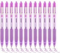 Zebra Z-Grip Lot Stylo À Bille Lisse ¿ Violet (Lot De 12)