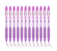 Zebra Z-Grip Lot stylo à bille lisse - Violet (Lot de 12)