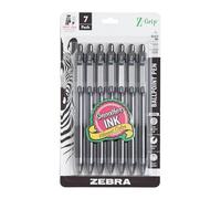 Zebra Z-Grip RT BP Lot de 7 stylos à bille Noir
