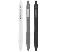 Zebra Z-Grip Smooth Lot de 3 stylos à bille rétractables Monochrome Encre noire