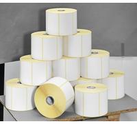 Zebra 800262-125 - (57 mm x 32 mm) 12 rouleaux - Noir sur blanc - Étiquette