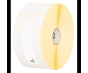 Zebra Z-Select 2000T - Étiquettes Adhésives 70x32mm, Papier Transfert Thermique, Adhésif Permanent, Rouleau Ø25.4mm, 8400 Étiquettes/Paquet