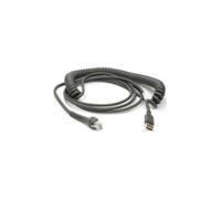 ZEBRA Zebra CBA-U29-C15ZBR câble USB USB 2.0 4,57 m USB A Noir