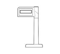 ZEBRA Zebra MX203 Présentoir à poteau à tête unique