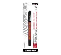 Zebra Zensations Brush Pen Double-Ended Fine-Med Black (01510UPC)