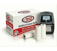 Zebra ZQ520 thermique Rouleaux de papier (20 Rouleau Box) blanc