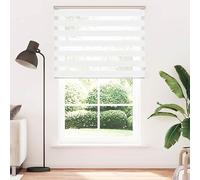 Zebrarollo Film de fenêtre blanc 145 x 230 cm pour intimité et brise-vue 100 % polyester, résistant à la lumière et facile à monter | Idéal pour le salon, le bureau et la chambre à coucher