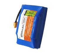 ZebRaz Batterie Originale 10s2p de Paquet de Batterie d'ion de Lithium de 36v 6.8ah 6800mAh 42V, Compatible for la Batterie de Puissance de Voiture de Torsion de Scooter