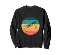 Zèbre Afrique Animal Noir Blanc Rayures Sweatshirt