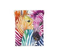 Zèbre Arc-en-Ciel, Sac de Rangement pour Femmes, Portefeuille supérieur à Presser, Petit Porte-Monnaie, Pochette de Changement