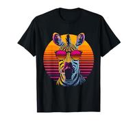 Zèbre avec Lunettes de Soleil, œuvre d'art pour Les Amoureux des Animaux africains, Safari T-Shirt