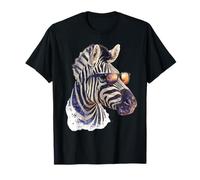 Zèbre avec Lunettes de Soleil, œuvre d'art pour Les Amoureux des Animaux africains, Safari T-Shirt