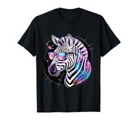 Zèbre avec Lunettes de Soleil, œuvre d'art pour Les Amoureux des Animaux africains, Safari T-Shirt