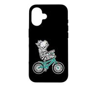 Zèbre avec vélo Coque pour iPhone 16