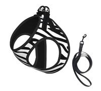 Zèbre de Base,Harnais pour Animaux de Compagnie, Harnais réfléchissant réglable pour Chien,M