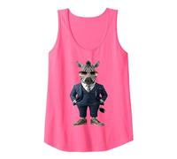 Zèbre Homme Femme Zèbre en Costume Zèbre Débardeur, Femme, Rose Fluo, M