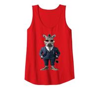 Zèbre Homme Femme Zèbre en Costume Zèbre Débardeur, Femme, Rouge, L