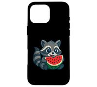 Zèbre Mignon avec Melon été Coque pour iPhone 16 Pro Max