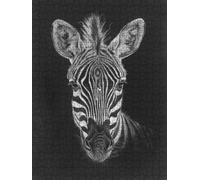 ZèBre Noir Puzzle 1000 Pieces, Puzzle Adulte 1000, Impossible Classique Jigsaw, Familial Puzzles Jeu de, Jigsaws en Bois, pour Jeu Éducatif Défi Jouets, Décoration Murale Artistique Cadeau FNKL5-390