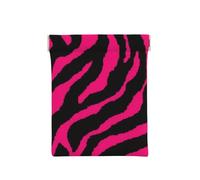 Zèbre Noir Rose, Sac de Rangement pour Femmes, Portefeuille supérieur à Presser, Petit Porte-Monnaie, Pochette de Changement