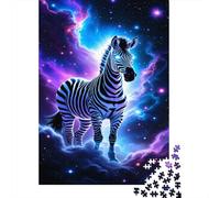 Zèbre Puzzle 1000 Pièces Cadeau Unique Ciel étoilé Cosmique Jeu Éducatif Challenge Toy À De Qualité Supérieure Peinture Art pour Adultes Et Enfants À Partir De 14 Ans 1000pcs (75x50cm)