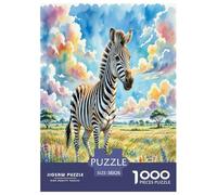 Zèbre Puzzle 1000 Pièces Educa Jouet en Bois Divertissement Créatif De l'art De La DécoRation Jeu Éduchatif Challenge Toy Adultes & Enfants des 14 Ans 38x26cm/1000pcs