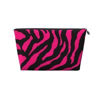 Zèbre Tigre Léopard Rose, Trousse de Toilette Trousse de Maquillage Sac à cosmétiques Trousse de Toilette de Voyage Portable