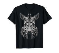 Zèbre Visage Forêt Safari Faune Nature Zèbre T-Shirt