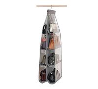 zebricolo, rangement sac à main, 8 Extra large Poches, organisateur de sac à main, Capacité de Charge de 40lb,organisateur de sac à main, Gris-1PCS