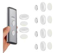 Zebroc Lot de 6 supports muraux magnétiques auto-adhésifs pour télécommande, aimant puissant, support de routeur wifi sans perçage, support mural pour télévision, climatisation, organiseur de câble