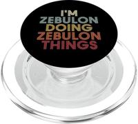 Zebulon Name Zebulon Personalized Name First Given PopSockets PopGrip pour MagSafe