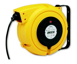 Zeca ZEEL4325 Enrouleur De Câble Électrique 3G2,5mm² - Câble En PVC - H05VVF - 3x2,5mm² - 10m