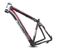 ZECHAO Cadre De VTT Rigide De 29 Pouces, Frein À Disque De Routage Interne QR 135MM, Cadre De Vélo en Alliage D'aluminium De 17 Pouces, Support De Disque D'huile(Black Red)