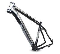 ZECHAO Cadre De VTT Rigide De 29 Pouces, Frein À Disque De Routage Interne QR 135MM, Cadre De Vélo en Alliage D'aluminium De 17 Pouces, Support De Disque D'huile(Black)