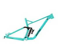 ZECHAO Cadre de VTT Tout Suspendu 27,5/29 Pouces, Axe Traversant 12x148 MM Cadre Enduro, Freins À Disque 16/18 Pouces, DH/AM/XC avec Amortisseurs Arrière(Blue,M)