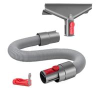ZECKJVTD Aspirateur Autonettoyant À Poils Souples, Brosse D'accès Et Rallonge Flexible, Compatible avec Dyson V7, V8, V10, V11, V15(3pcs)