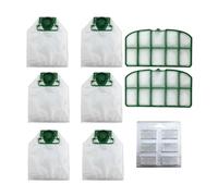 ZECKJVTD Kits De Sacs À Poussière De Rechange, Compatibles avec Vorwerk, Kobold, VK200, Accessoires, Filtres, Sacs À Poussière, Pièces De Rechange