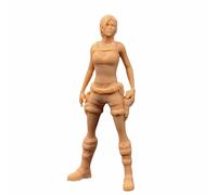 ZEDACAKAI 1/72 Figurine de pistolet de beauté Anime Battle Garage Kit Modèle Scène miniature GK Need To Be Colorful By Yourself No1